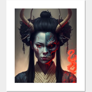 Geisha Oni Posters and Art